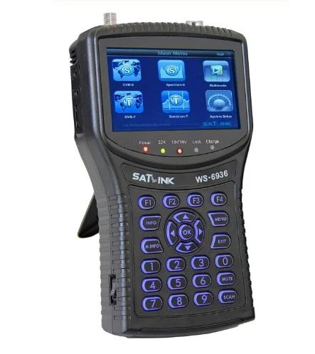 Спутниковый и спутниковый тюнер satlink WS6936 T метр анализатор спектра 3 5 дюйма с