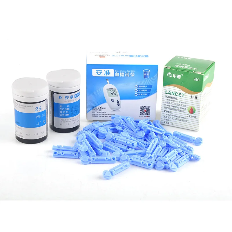 Blood Glucose Meters Diabetics Test glycuresis Monitor blood Glucometer medidor de glicose 50strips 50Needles Health blood Sugar