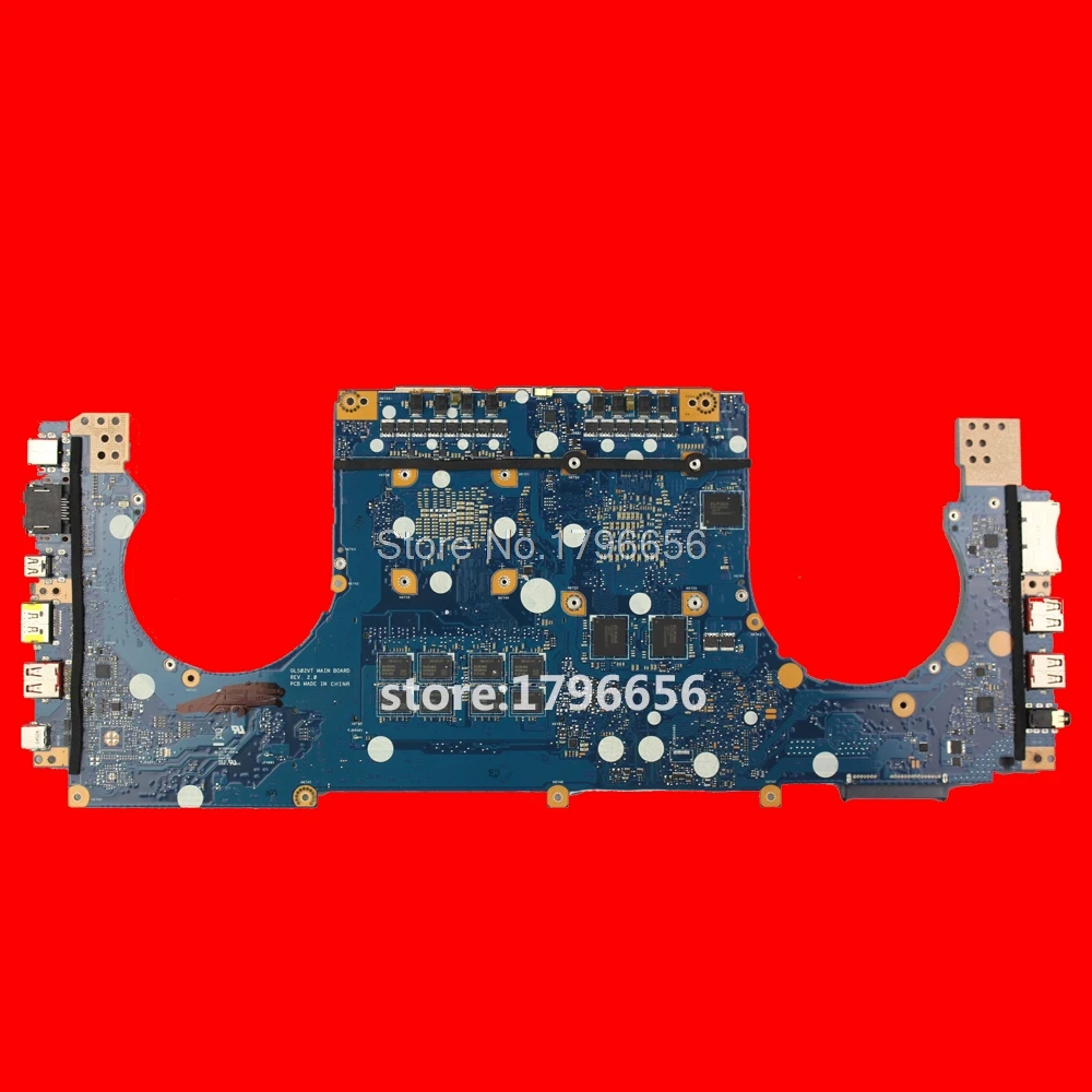 Материнская плата для ноутбука GL502VT 8G RAM I7 6700HQ GTX970M/3GB For Asus GL502 GL502V тестовая