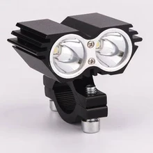 Мотоцикл Сова 3LED 2LED фар мотоцикл 12 В 20 Вт супер яркий противотуманных фар автомобиля 1200LM мотоцикл фары прожекторы налобный фонарь