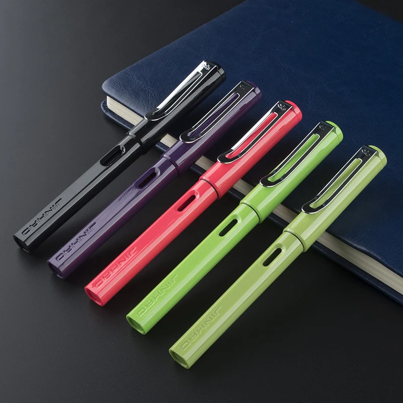 

JINHAO Classic Series Matte Black Resin Roller ball Pen refill Fashion Luxury Ballpoint Pens for Christmas Gift