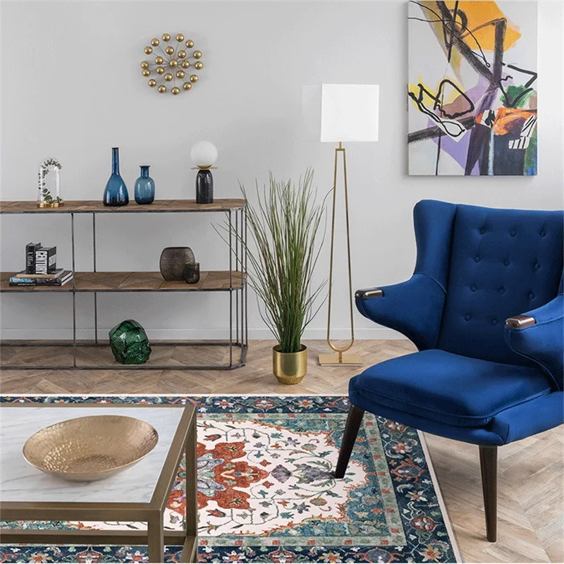 casa sala de estar quarto boêmio mesa