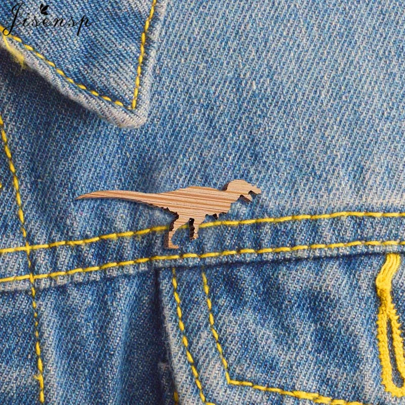 T-Rex Brooch, Dinosaur Brooch, T-Rex Badge, Dinosaur Pin, Animal Brooch, Eco Friendly Brooch, Plastic Brooch, Fun Brooch, Jurassic Park