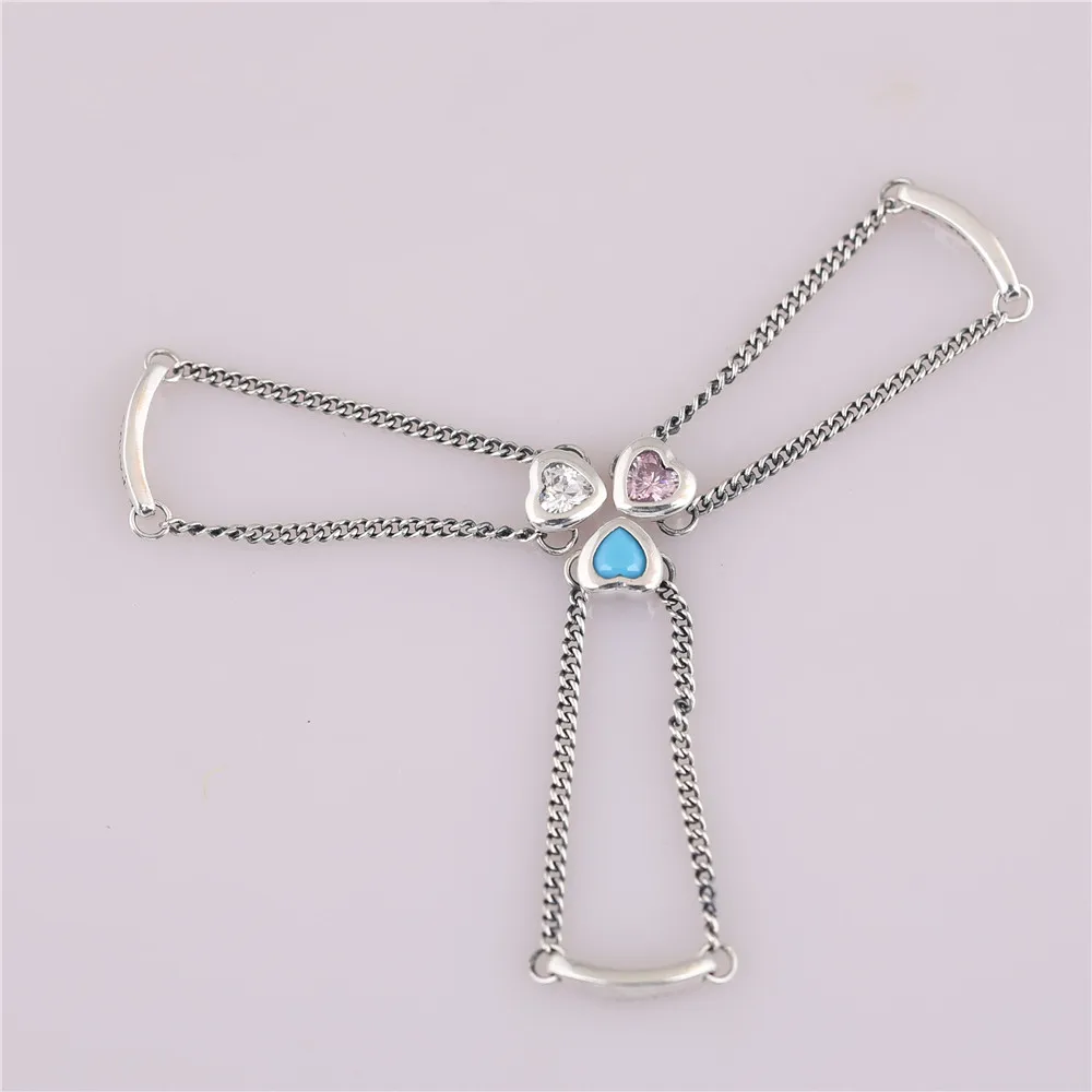 New Heart Ring Blue Crystal Cz Jewelry 