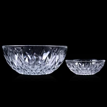 The imported Ocean lead-free glass bowl diamond disc fruit dish bowl dessert snacks cold dish salad