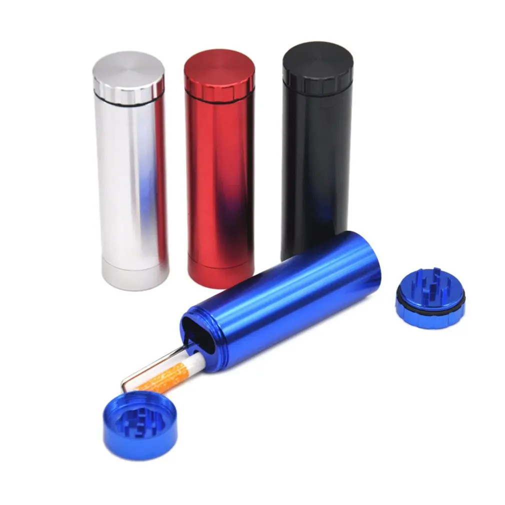 

Portable Aluminum Alloy Two-layer Smoking Grinding Machine Foreign Trade Cigarette Shredder Grinder Dugout Grinder
