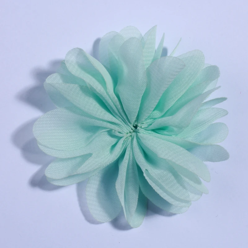 10PCS 6.5CM Hot Sale Fluffy Ballerina Chiffon Fabric Flower For Dress Sunflower Lace Artificial Flowers For Wedding Decoration 10PCS 6.5CM Hot Sale Fluffy Ballerina Chiffon Fabric Flower For Dress Sunflower Lace Artificial Flowers For Wedding Decoration