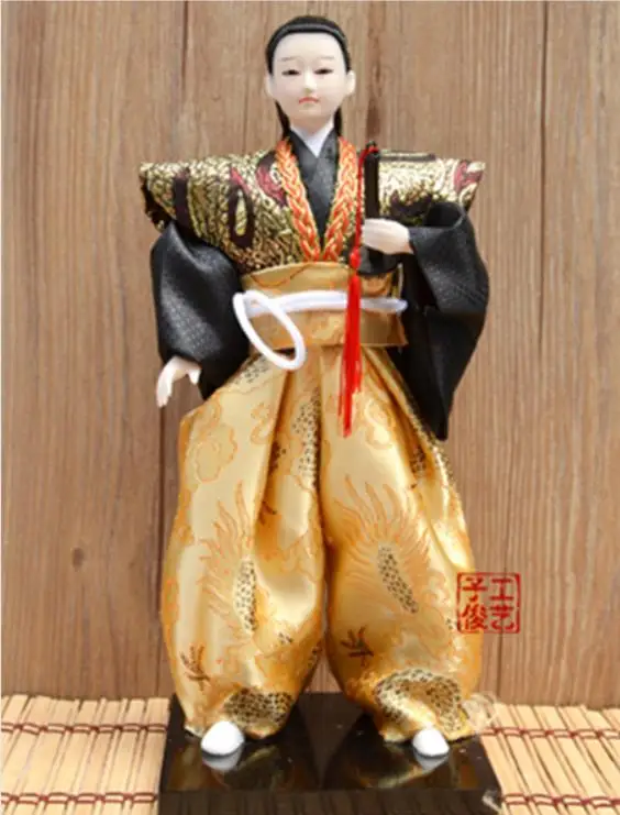 1 шт. японская самурайская кукла Орнамент Ремесло домашнего интерьера подарок украшение мульти шаблон - Цвет: E