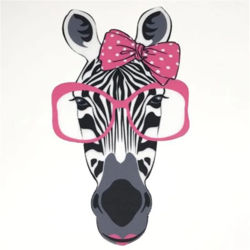 

T shirt girl Embroidered iron on patch zebra Logo Stranger things Applique patches for clothing Diy deal with it Cute Stickers