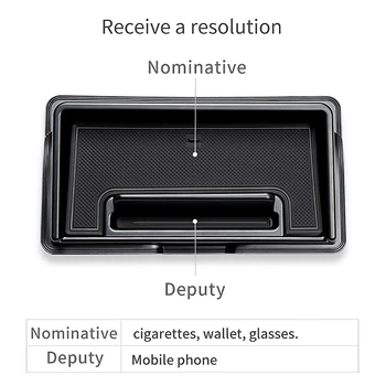 

Black Car Inner Dashboard Storage Box Fit for Suzuki Jimny 2019 with Red Mat
