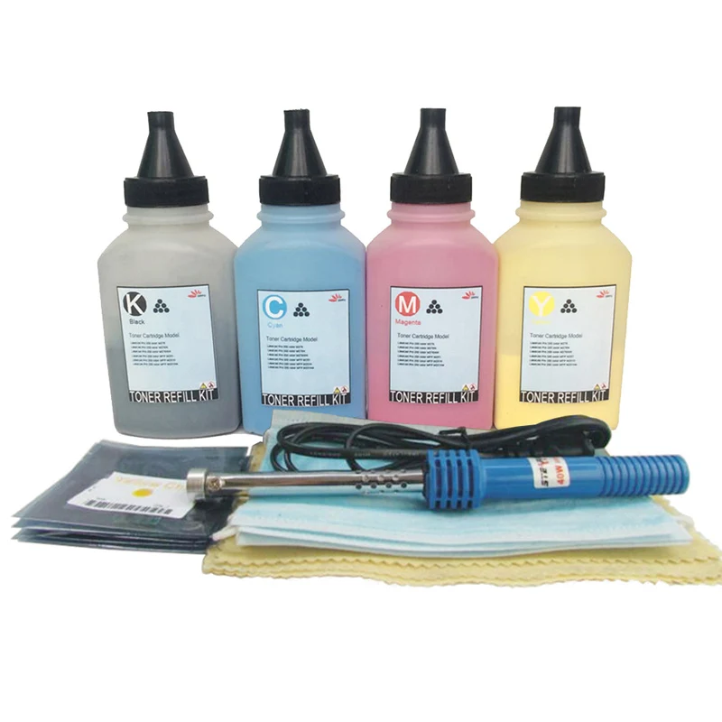 

Toner Refill Kit for HP 641a C9720a Color Laserjet 4600 4600dn 4650 4650n 4650dn Printer Cartridge Compatible 4-Pack