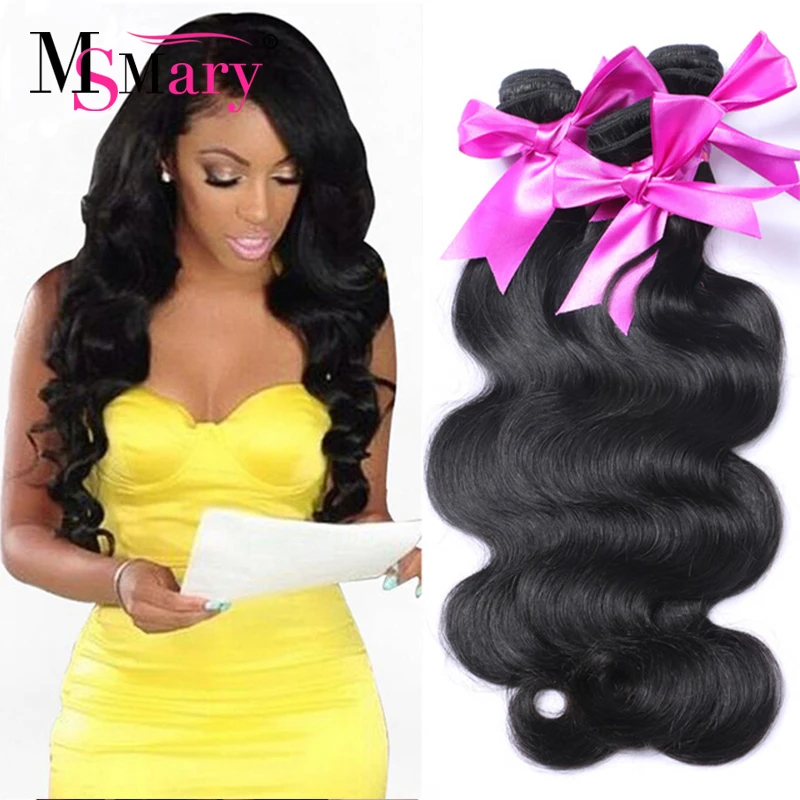 Ms Mary Hair Cheap Malaysian Body Wave 3 Bundles 7a Unprocessed