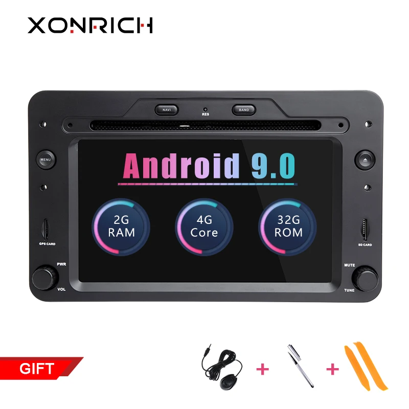 

1 din Android 9.0 GPS Navigation Autoradio For Alfa Romeo 159 Brera Spider Sportwagon 2006 Car DVD Player Head Unit Audio 2+32GB