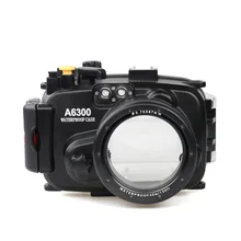 Для sony A6300 с точным зуммер оборудования Meikon 40 м/130ft подводный Водонепроницаемый Корпус Дайвинг