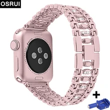 Strap For Apple watch band 42mm 38mm Stainless steel correas iwatch 44mm 40mm Link bracelet watchband wrist belt series 4 3 2 1 crested original genuine strap for apple watch 4 band 44mm 40mm iwatch series 3 2 1 42mm 38mm stainless steel link bracelet belt