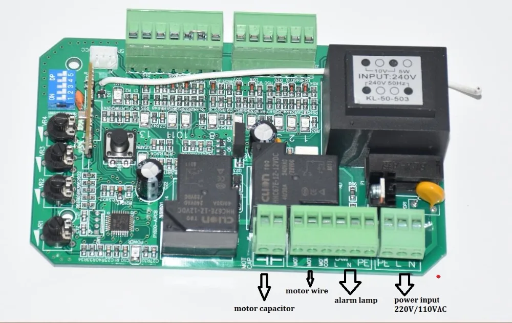 AC230V 120V раздвижные ворота открывалка двигателя блок управления PCB монтажная плата контроллера электронная карта пластина пульт дистанционного управления опционально