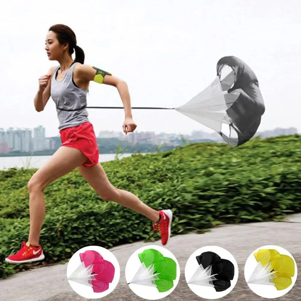 

Professional Speed Parachute Agility Training Umbrella Soccer Resistance Rope Running Chute for Football Basketball Bodybuilding