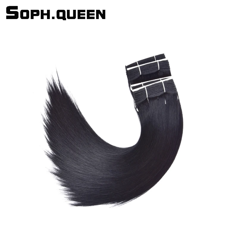 Sophqueen Straight Wave Bundles Pre Bleached 1 Non Remy Human