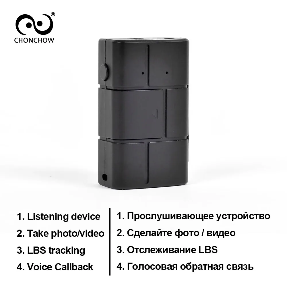 ChonChow Mini GSM/GPRS Tracker GPS Tracker with Camera Vehicle Tracker Real Time Listening Device Alarm Motorcycle GPS Moto