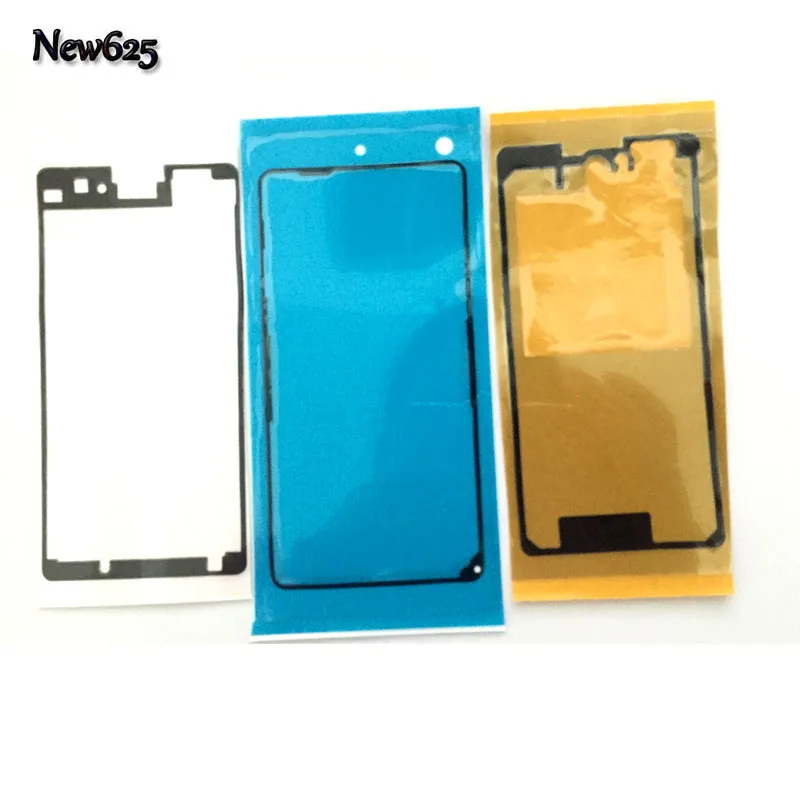 

New LCD Plate Stickers For Sony Xperia Z1 Compact D5503 M51w Middle Frame + Back Battery Door Adhesive Sticker Tape Glue