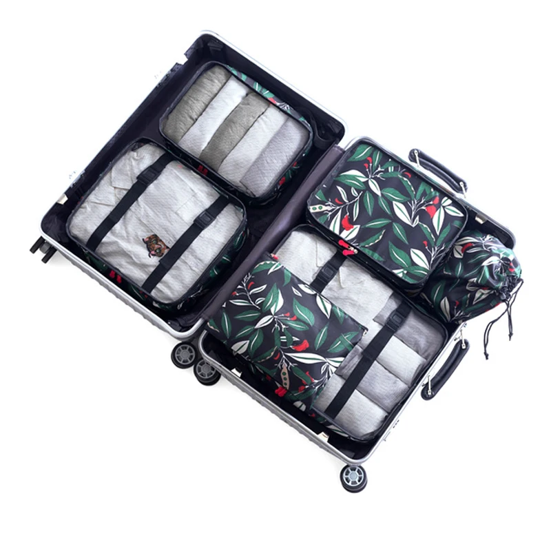 

SUZY 6PCS Waterproof Travel Storage Bag Set For Clothes Tidy Organizer Pouch Suitcase Home Closet Divider Container Organiser