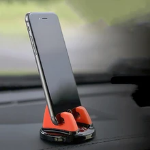 Приборная панель держатель сотового телефона для автомобиля для авто аксессуар автомобильный смартфон крепление силиконовый gps подставка для телефона в автомобиле мобильный держатель Мини