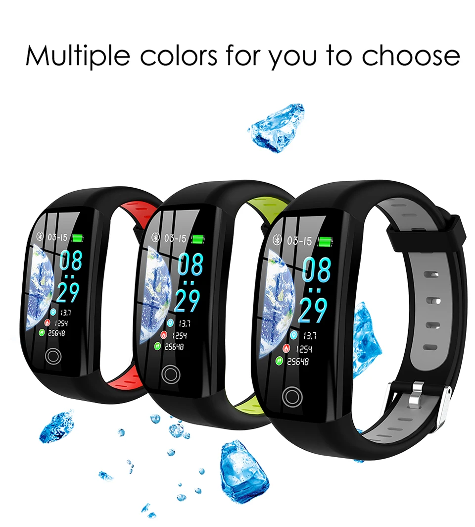 F21 умный Браслет Bluetooth фитнес отслеживание давления измерения мужской t браслет часы с gps водонепроницаемый спортивный ремешок для мужчин и женщин