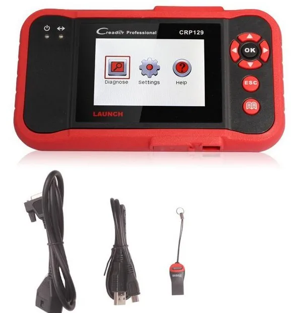 Запуск Creader Профессиональный CRP129 VIII = 4 Системы Двигателя Коробка Передач ABS