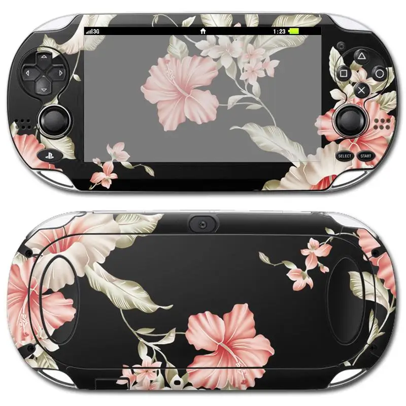 

Beautiful flowers pattern full body skin sticker Vinyl Decal Skin Sticker For PSP VITA 1000 protective skin