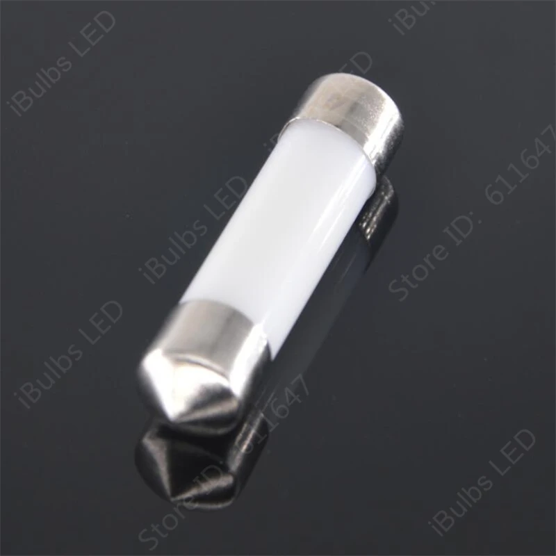 

2PCS Super Bright Festoon 31mm 36mm 39mm 41mm C5W Pure White COB Double Tip Car Auto Interior Lights Reading Light Bulb DC 12V