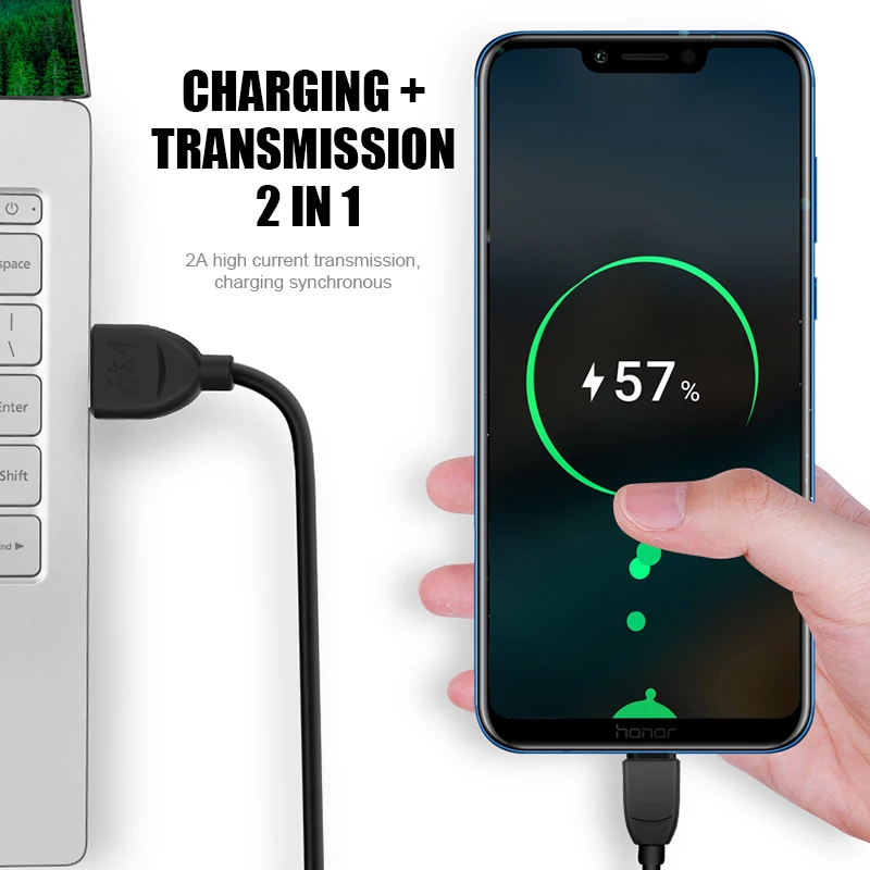 H & A المصغّر usb كابل 5 V 2.0A ماكس سريع مزامنة بيانات كابل شحن سامسونج هواوي Xiaomi LG Andriod سلك Microusb الهاتف المحمول الكابلات