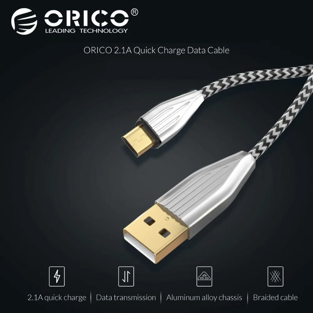 

ORICO USB Cable 2.1A Data Sync Charging Cable Games Playing Cables for iPhone xs xr Samsung Huawei Xiaomi one plus 6 Charger
