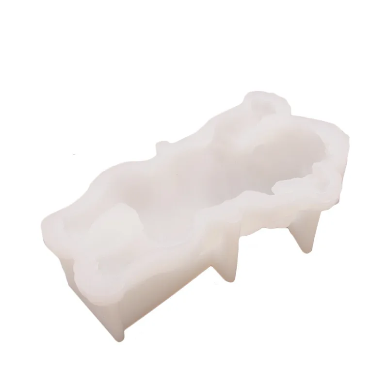 Знаменитости Милая свеча 3D второго поколения бульдог силиконовая форма для свеч мыло гипсовая DIY Форма