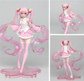 

Hatsune Miku Sakura Miku 18CM PVC Action Figure Model Doll Toys Brinquedos