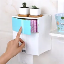 Wall Mounted Toilet Paper Holder With Storage