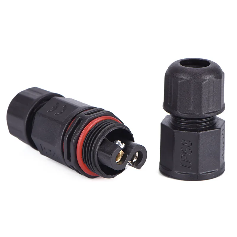 1pcs 8*2*2cm IP67 Waterproof Electrical Cable Wire 2/3 Pin Connector Outdoor Plug Socket | Обустройство дома