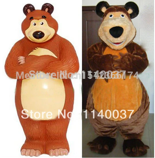 Masha Bear Bruin Ursa mascot costume DIY costume cosplay Cartoon Character  carnival costume fancy Costume party | AliExpress