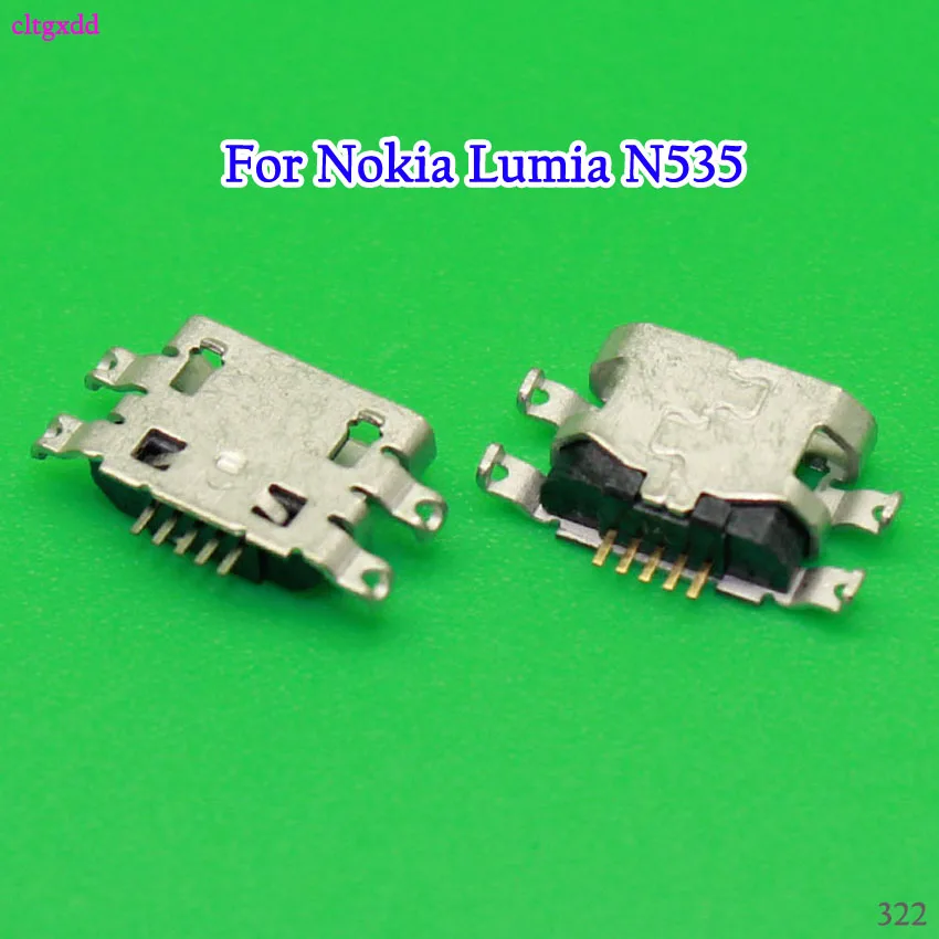 Cltgxdd 10 шт./лот Micro Usb разъем для зарядного порта док-станции Nokia Lumia N535 532 A501 502 535