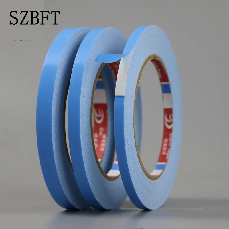 SZBFT прочная синяя пленка толщиной 0,5 мм, белая пена, Двухсторонняя клейкая лента, табличка для рекламы автомобиля, телефона, поролоновая губчатая лента