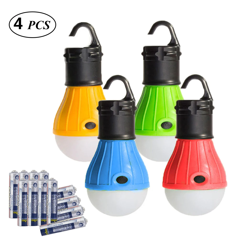 

4*Colour COB Work Inspection Flashlight Handy Hook Magnetic Torch Camping Tent Lantern Waterproof Lamp with battery for Hiking