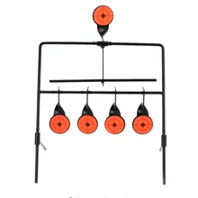 4 цели металлическая мишень для стрельбы WST тренировочная мишень для страйкбола спиннинг Воздушный пистолет винтовка Пейнтбольный комплект для практики аксессуары