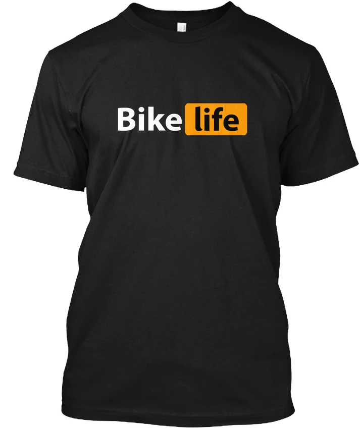 Bikeerer жизнь концентратор логотип популярные Tagless Tee T-ShirtHipster o-образным вырезом