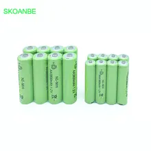 20 шт AA 3800mAh Ni-MH аккумуляторы+ 20 шт AAA 1800mAh Аккумуляторы