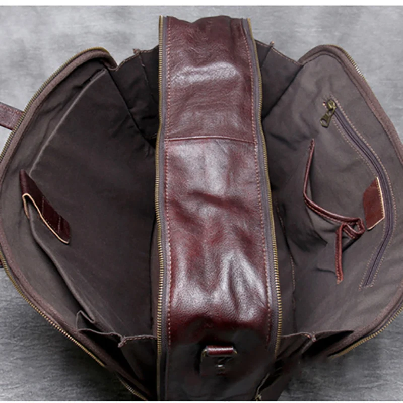 Casual Herren Coffee Rindsleder Tragbare Aetoo Deep Leder Kopf tasche Schulter Computer Aktentasche Pakete Crossbody Business dFqwBABY