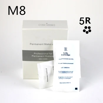 

M8 30pcs 5-RL Permanent Makeup Compact Needle for PMU M8-III M8-4th Machine Pen, EO-sterilization Processed