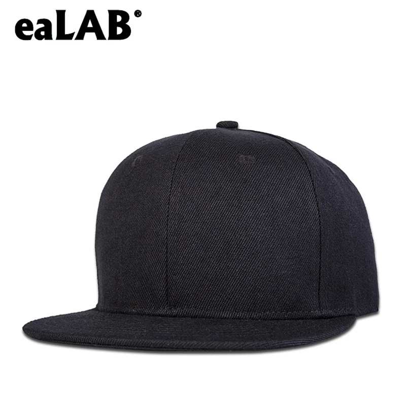 EaLAB Snapback хип-хоп шапка кепка мужская и женская летняя полная однотонные кепки