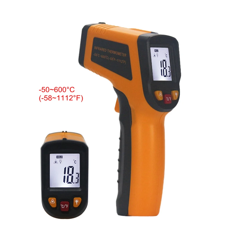 Non contact IR Infrared Thermometer 50600C Celsius Portable Digital