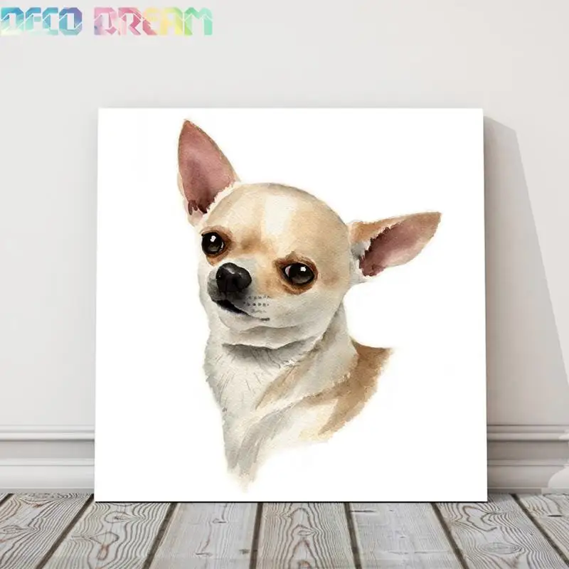 Aliexpress.com : Buy Diy Diamond Painting Portrait Of Chihuahua Full