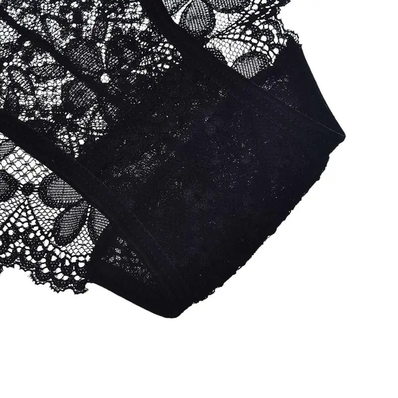 Liebe Engel Secy Hollow Out Women's Panties Lace Transparent Lingerie Seamless Panties Plus Size