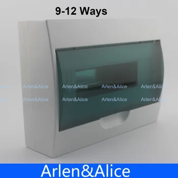 

9 - 12 ways Plastic distribution box for circuit breaker indoor on the wall